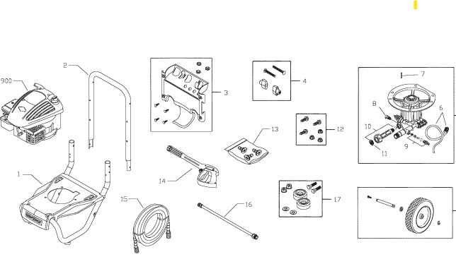 craftsman power washer 020352-1 replacement parts manual